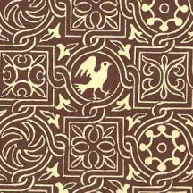 Brown Renaissance Bird Print Italian Paper ~ Carta Varese Italy